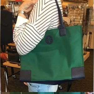 Brand new without tags. Never worn. Tory Burch Ella foldable nylon tote.